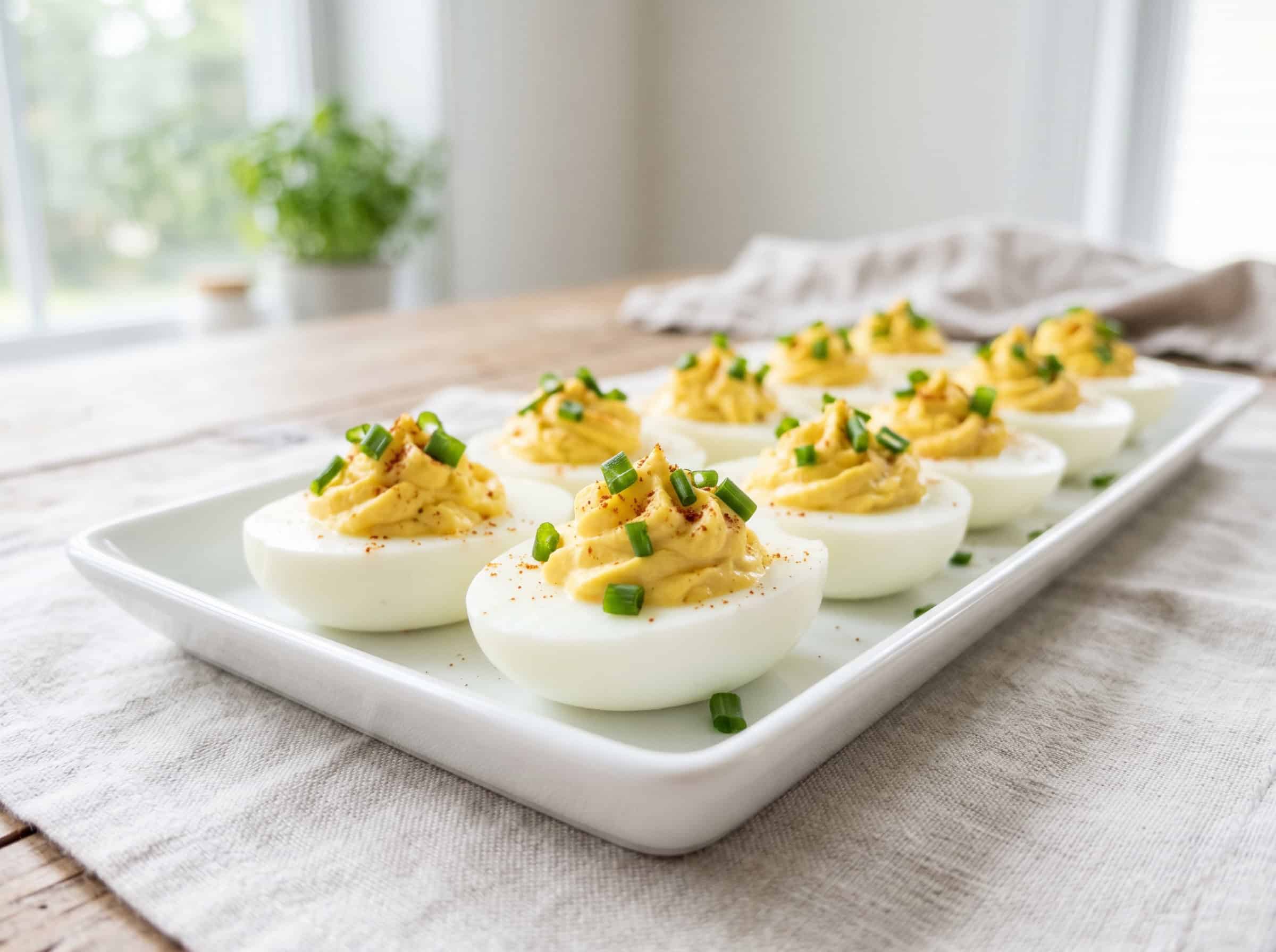 Classic Deviled Eggs with Chives