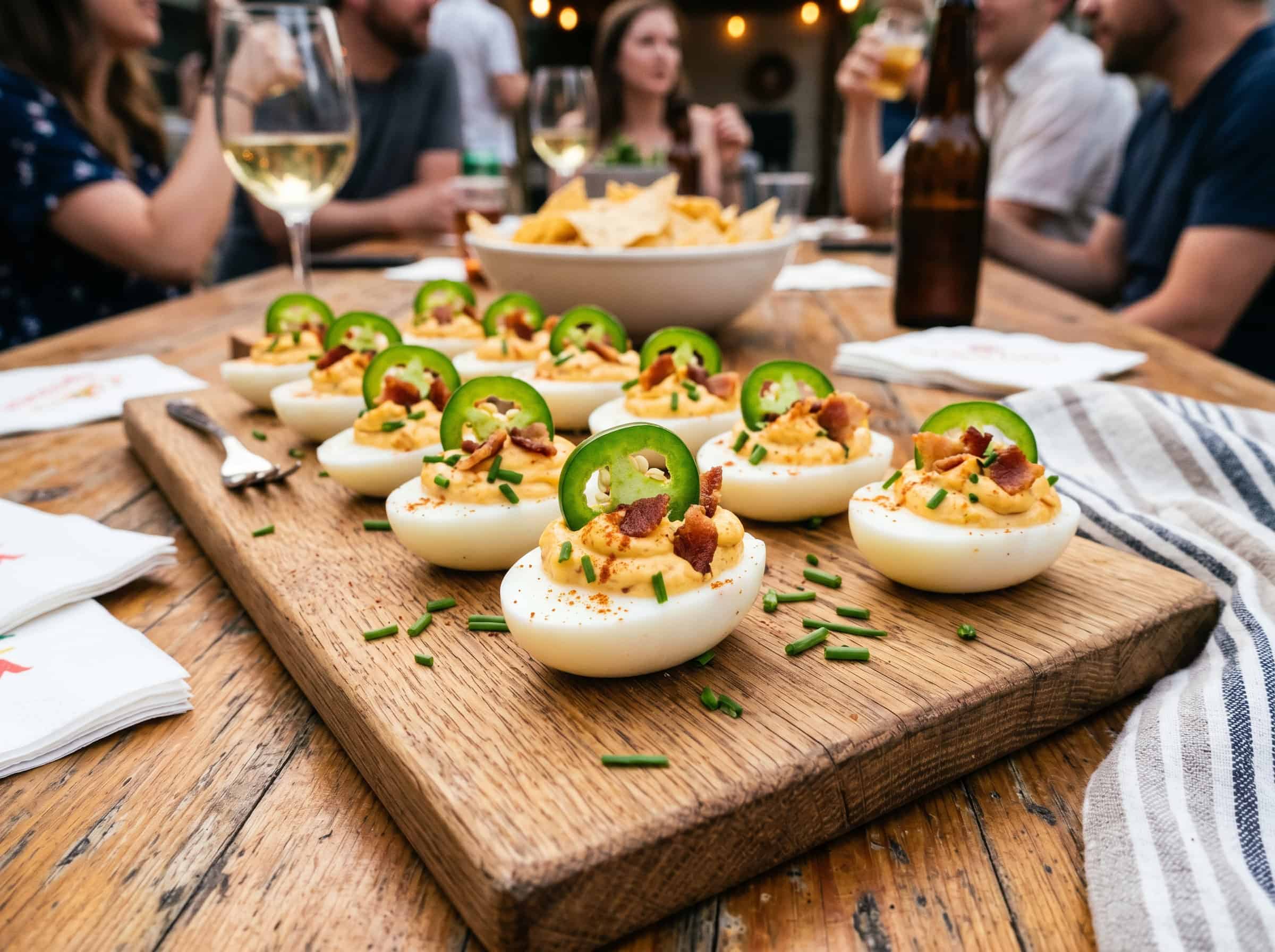 Jalapeño Popper Deviled Eggs