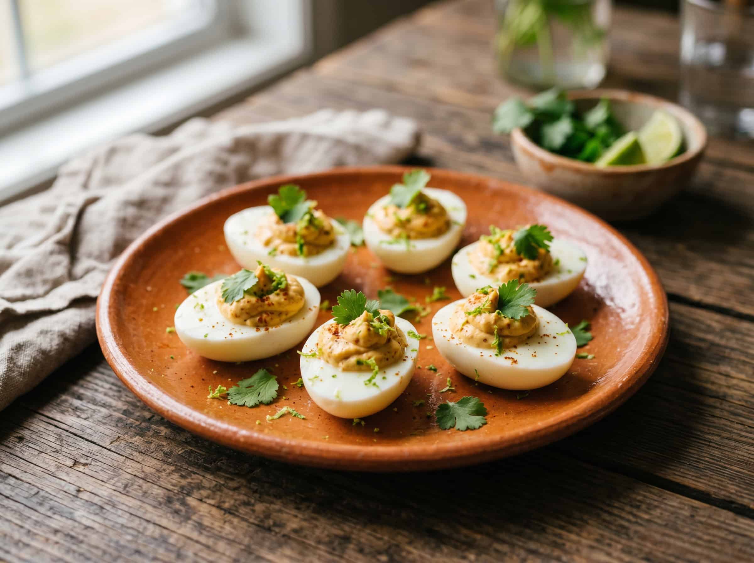 Chipotle Lime Deviled Eggs