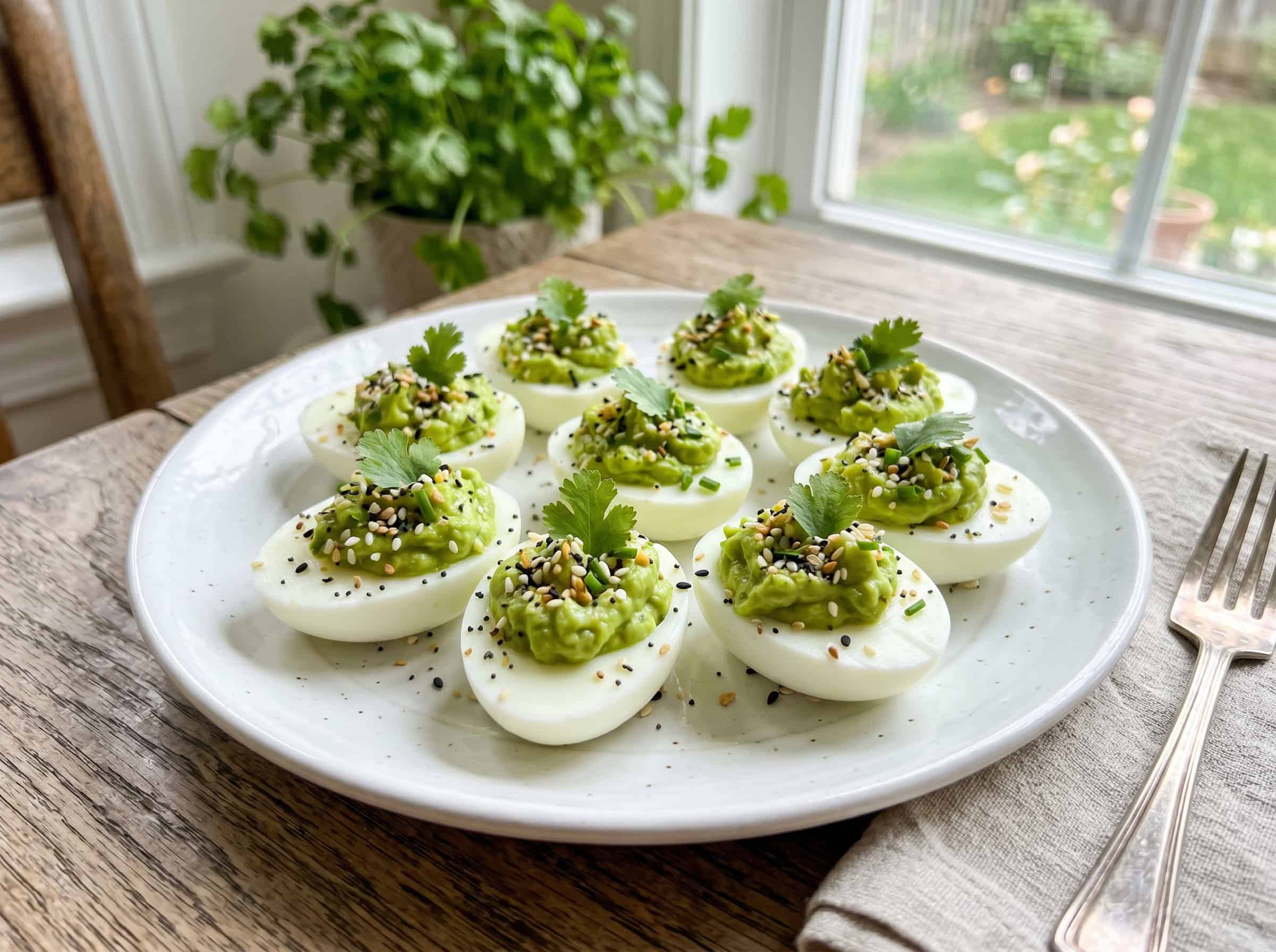 Avocado Deviled Eggs