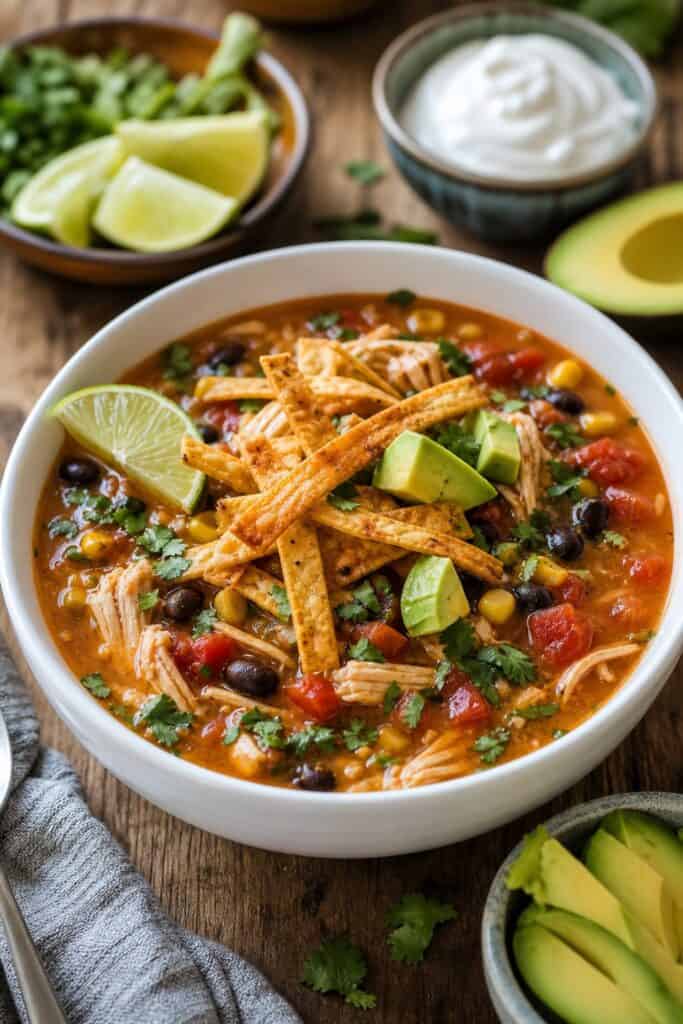 Easy Chicken Tortilla Soup Recipe