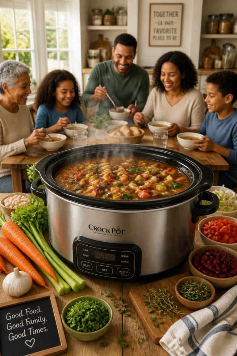 25 Crockpot Soup Recipes for Hungry Families