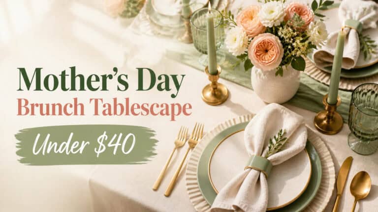 Amazon’s Best Mother’s Day Tablescape Under $40