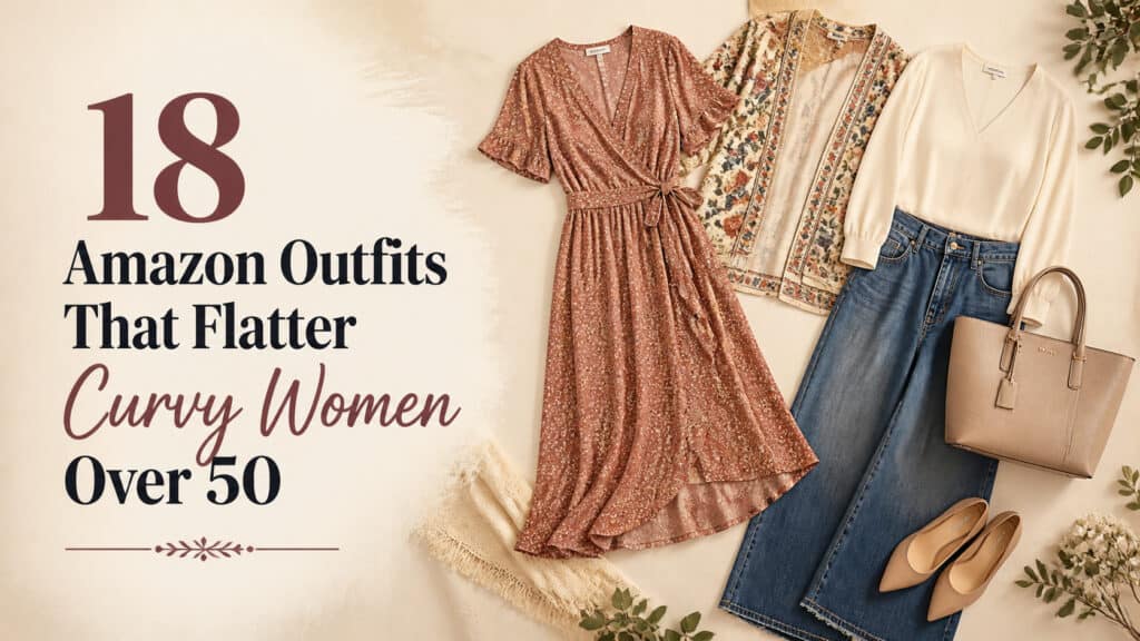 Curvy Women Over 50: 18 Amazon Outfits That Actually Flatter