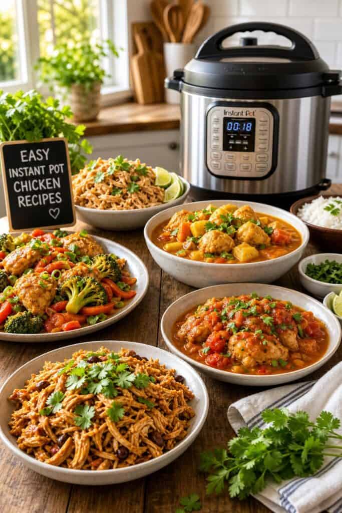 22 Easy Instant Pot Chicken Recipes for Quick Family Dinners