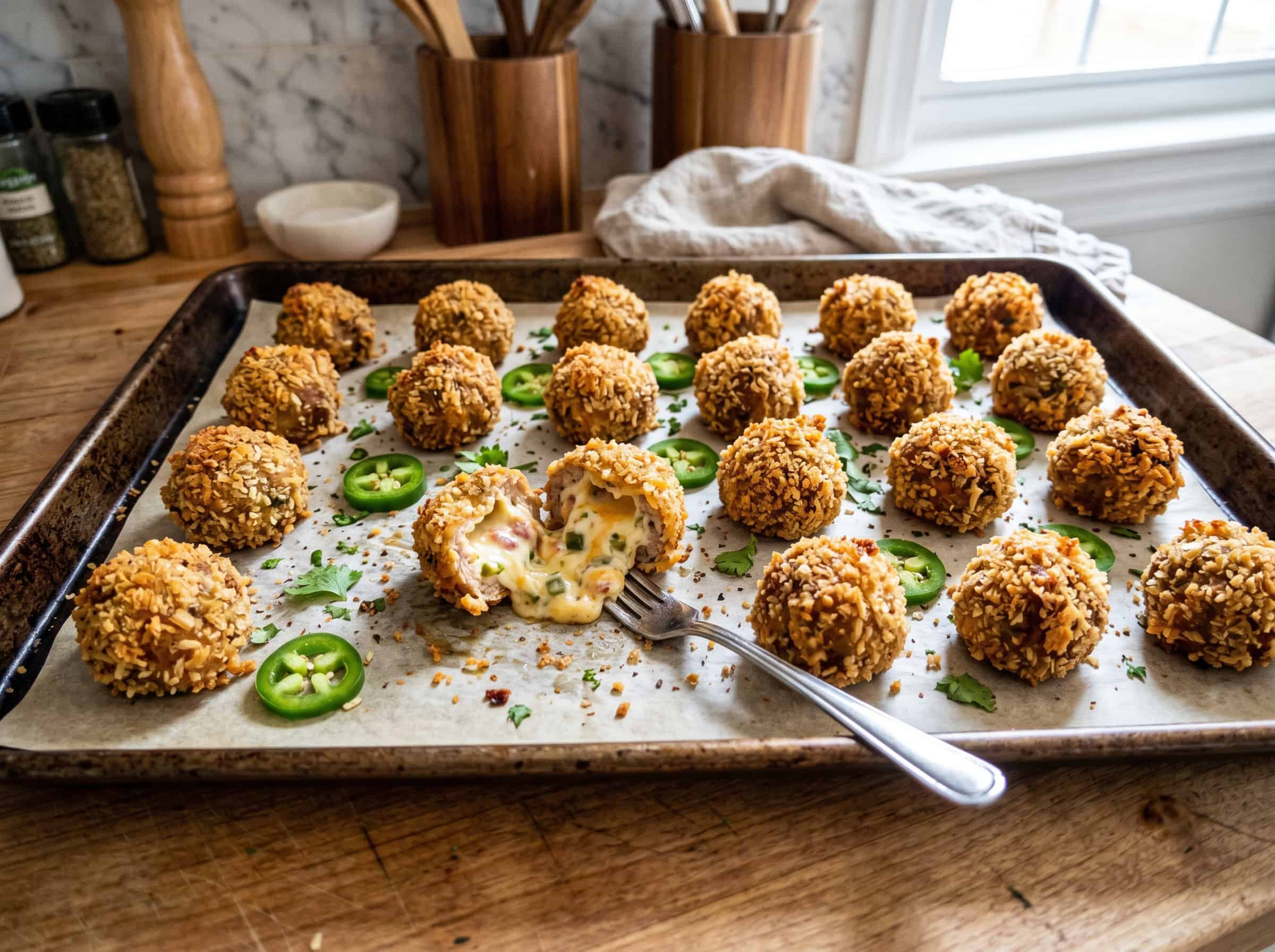 Game-Day Jalapeño Popper Meatballs