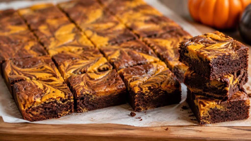 18 Pumpkin Brownie Recipes for Fall