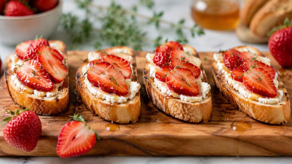17 Fresh Strawberry Appetizers for Spring