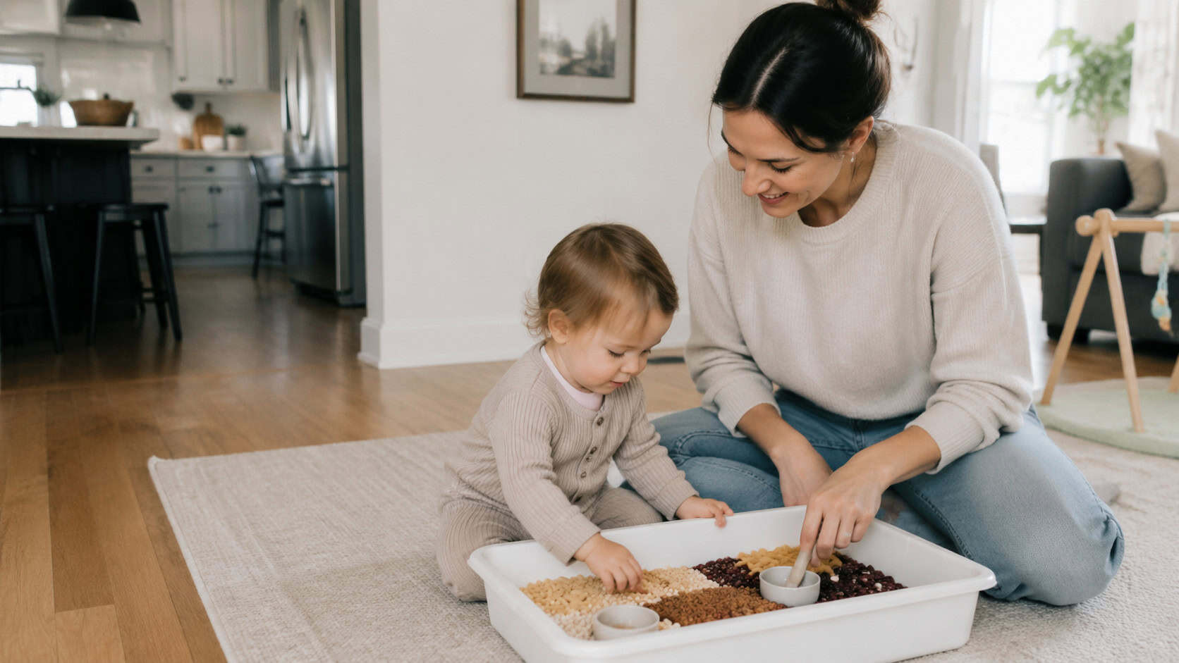 17 Sensory Bin Ideas That Use Stuff Already in Your Kitchen