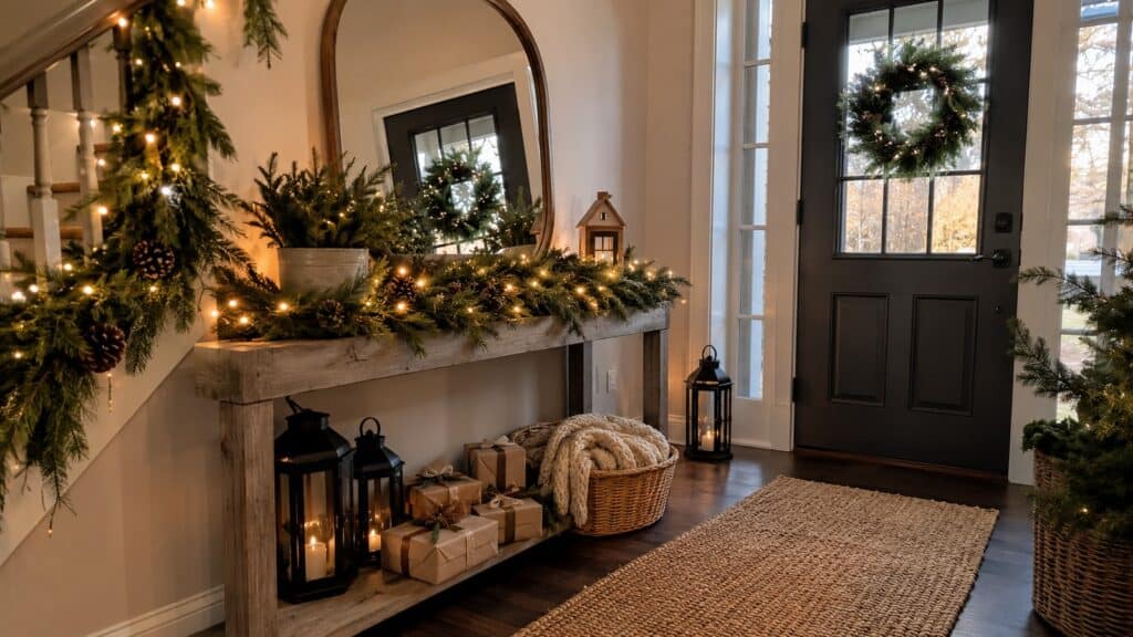 Christmas Entryway Ideas to Greet Your Guests