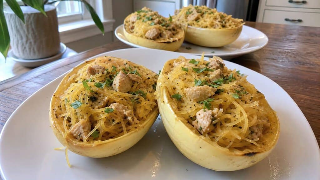22 Chicken and Spaghetti Squash Recipes You’ll Love to Try Tonight!