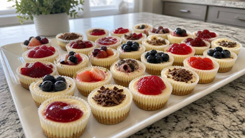 22 Mini Cheesecake Recipes for Parties