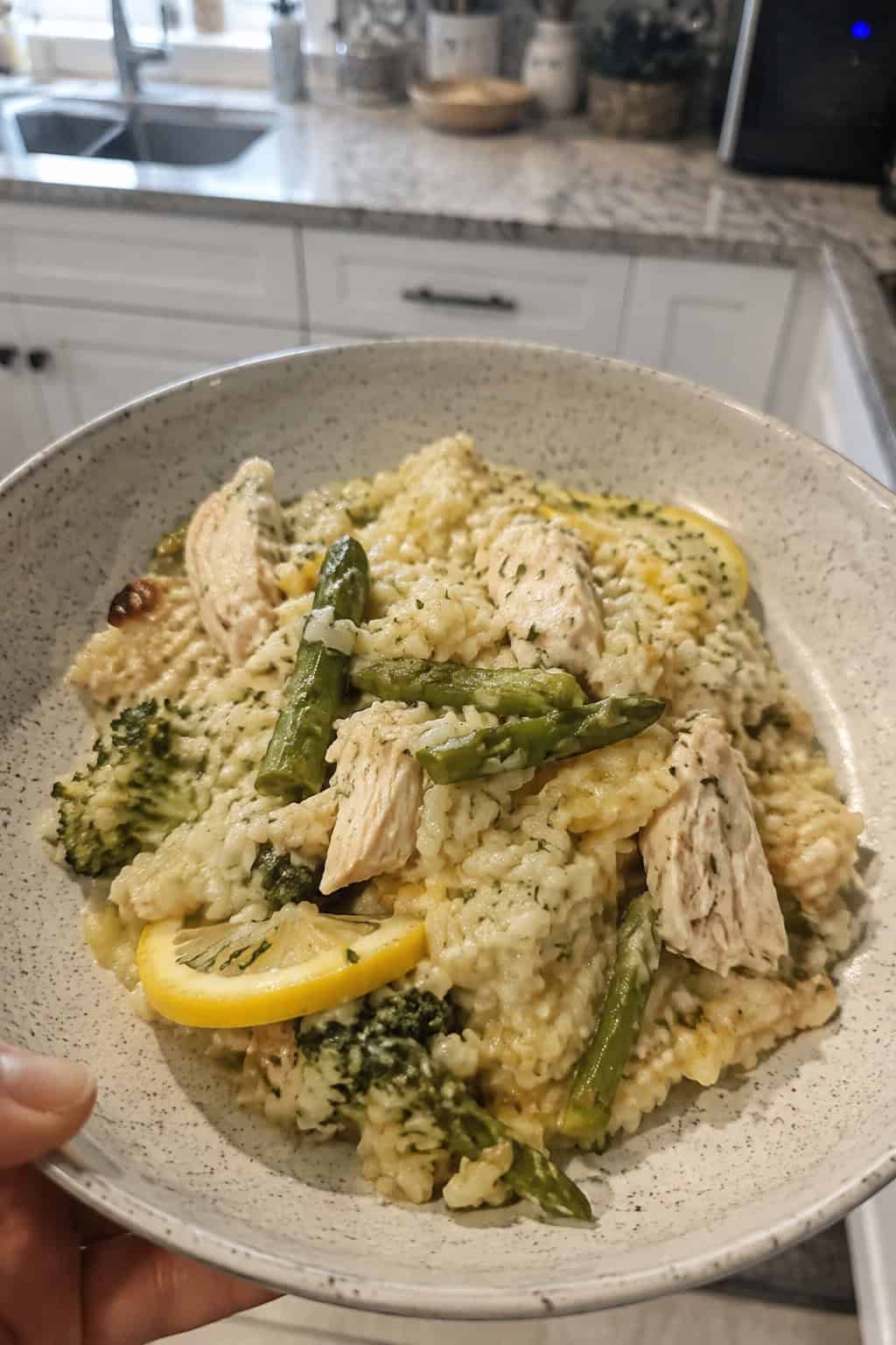 Lemon Herb Chicken and Rice Casserole