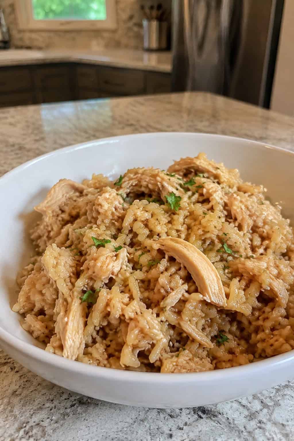 Slow Cooker Chicken and Brown Rice