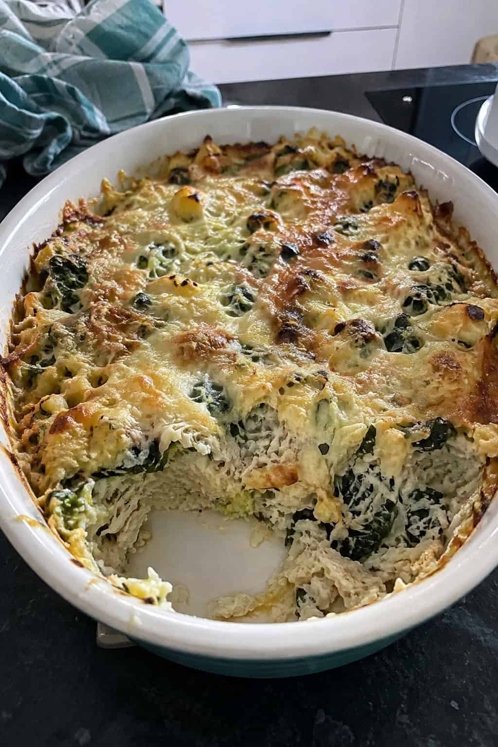 Spinach and Artichoke Chicken Rice Casserole