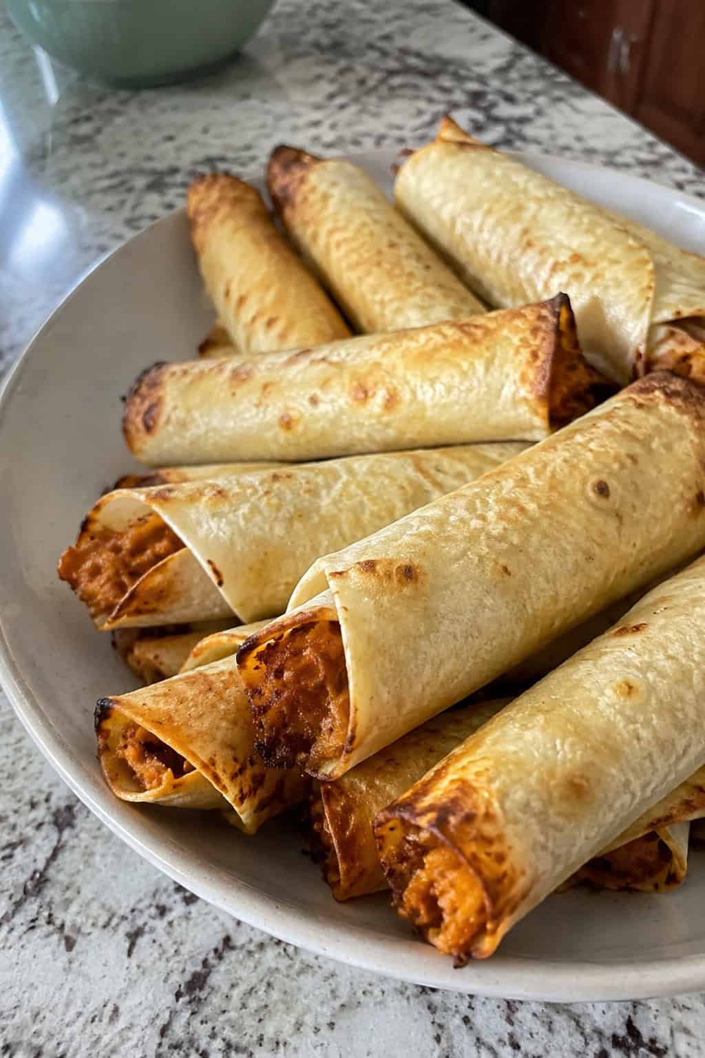 Baked Chicken Taquitos