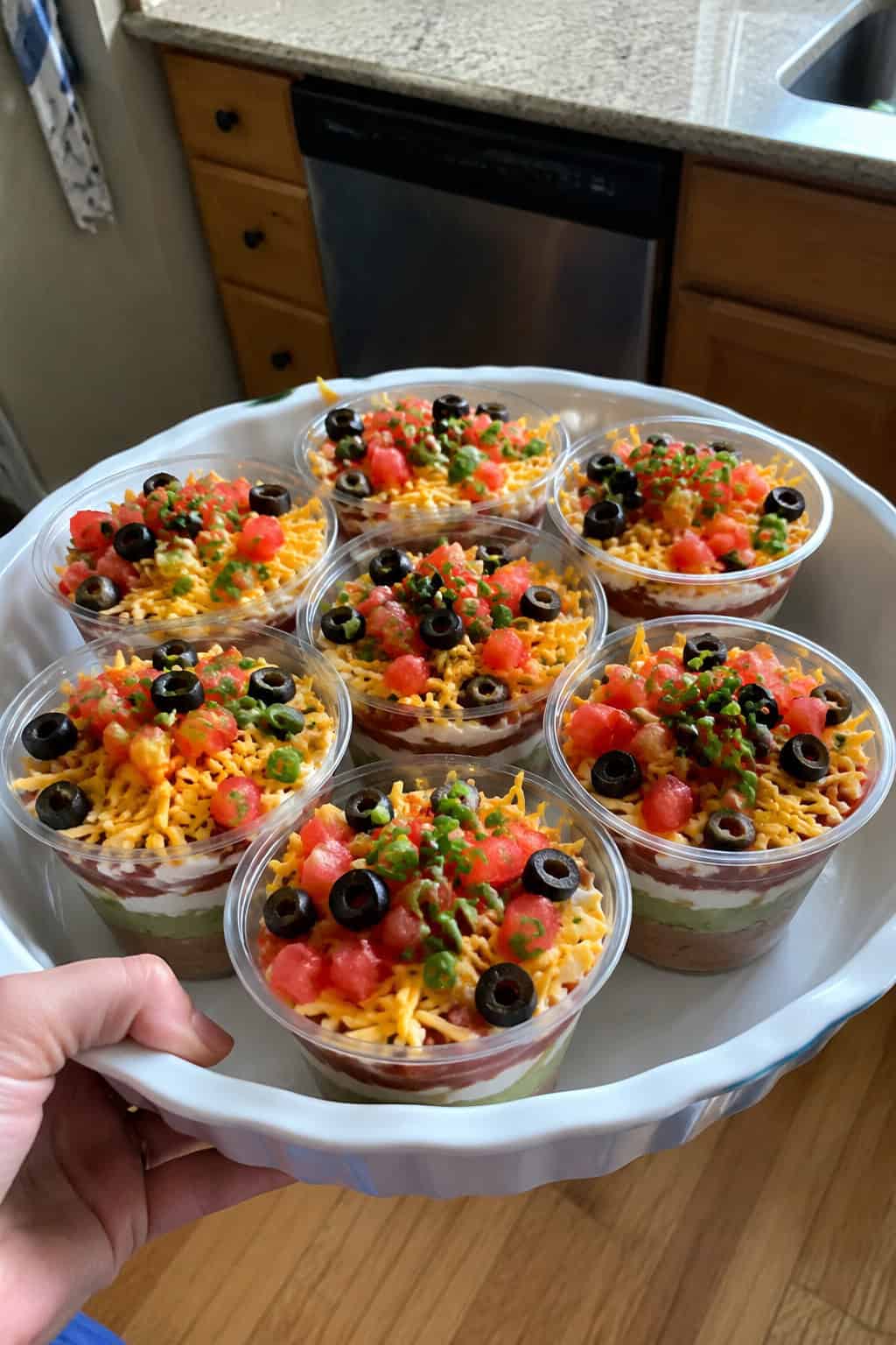 Individual 7-Layer Dip Cups