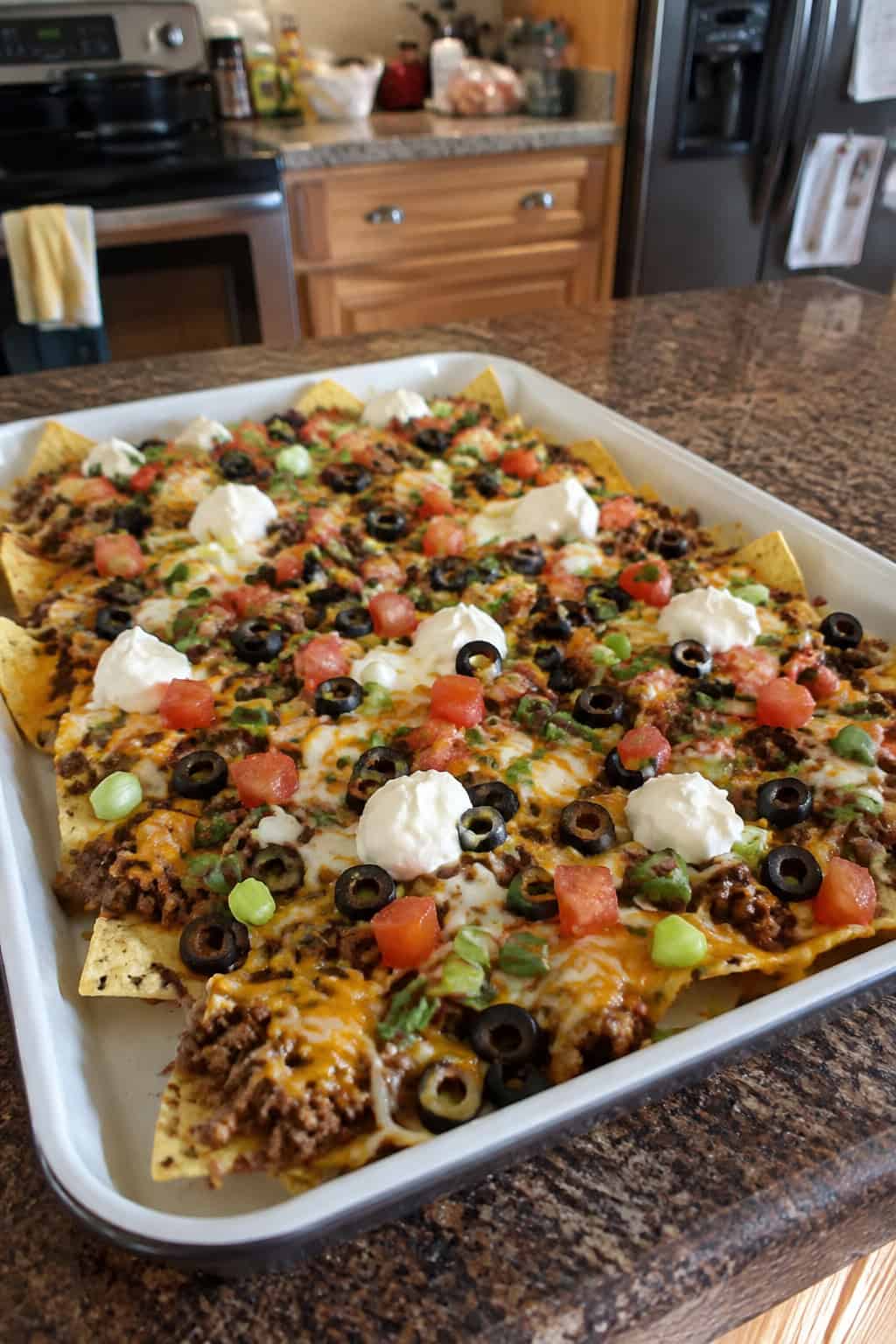 Sheet Pan Beef Nachos