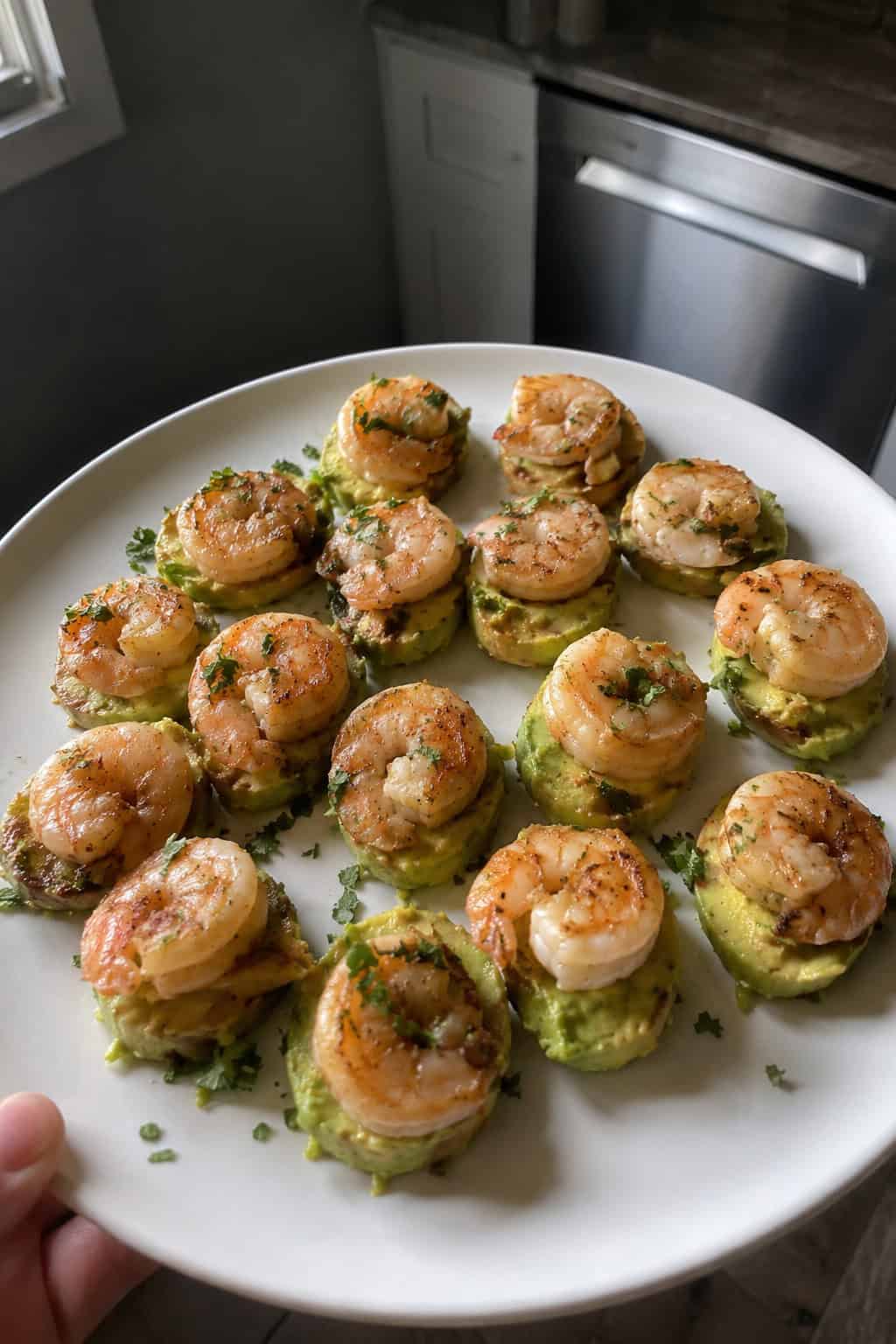 Shrimp and Avocado Bites