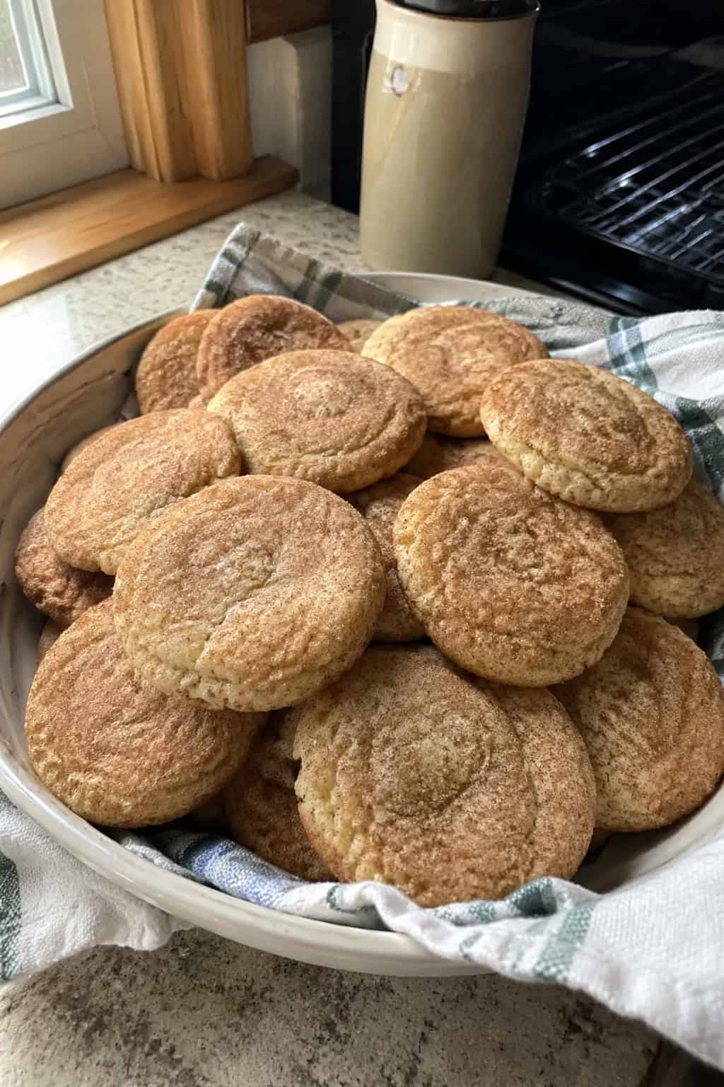 Banana Snickerdoodle Cookies