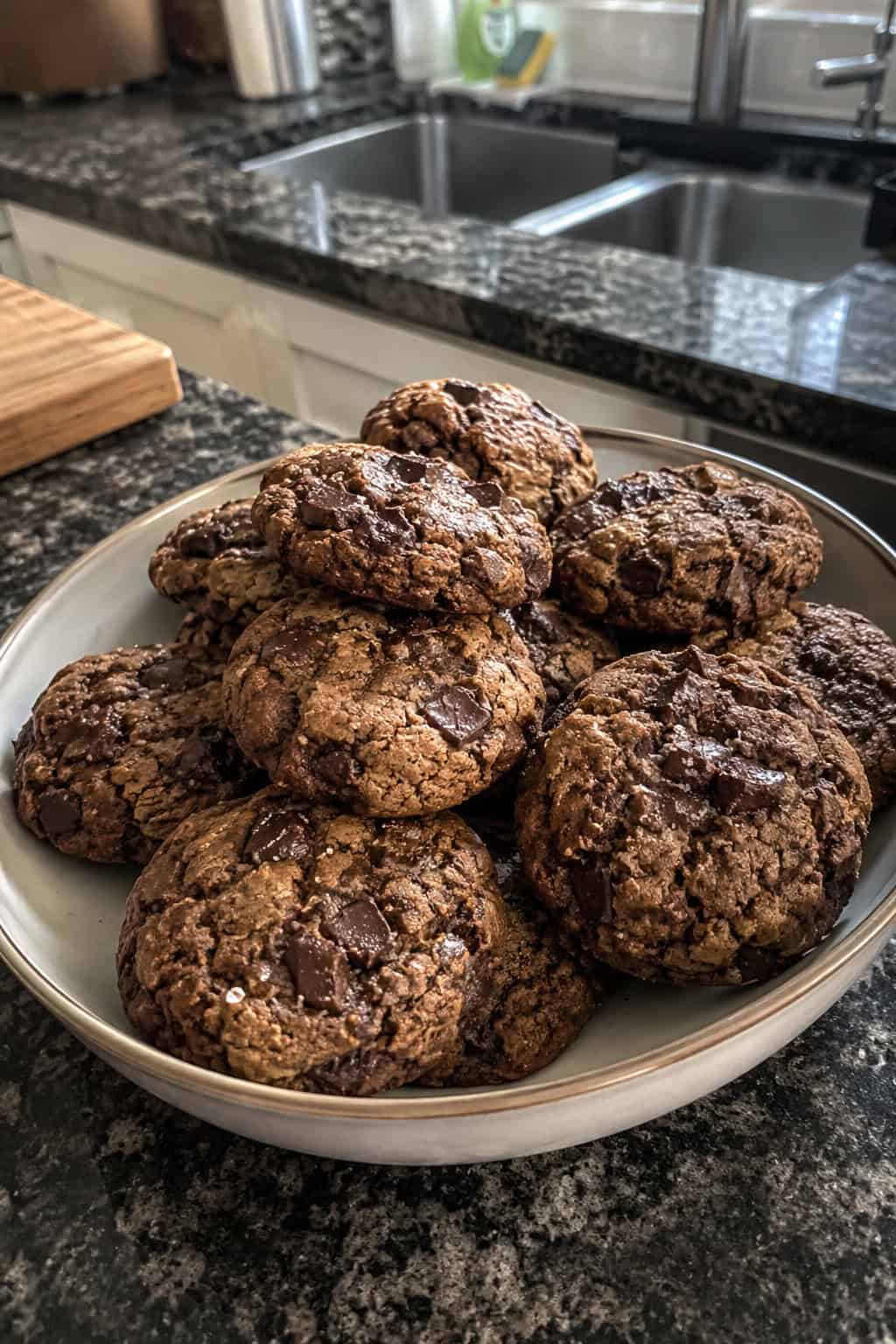 Espresso Dark Chocolate Chunk Cookies