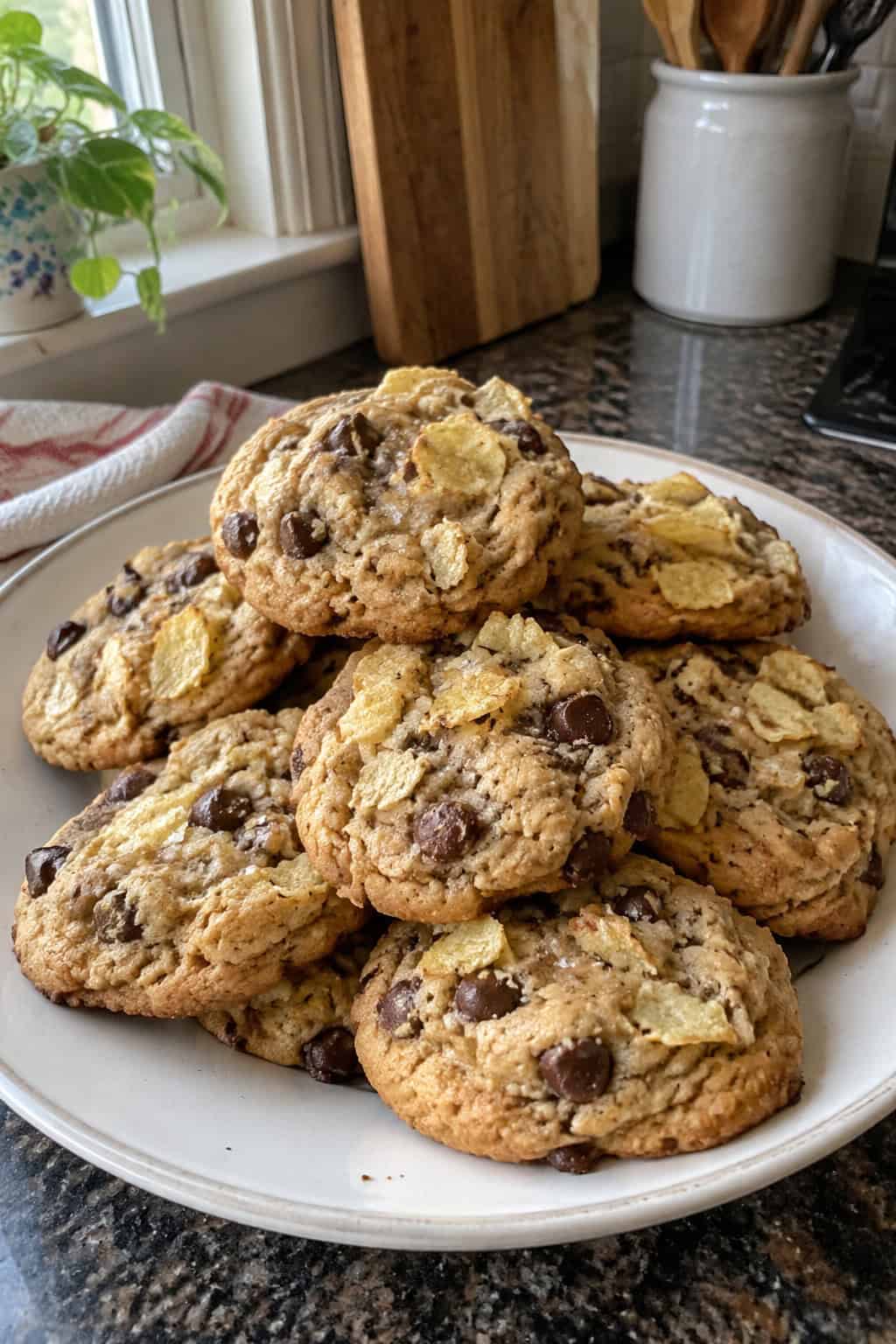 Potato Chip Chocolate Drop Cookies