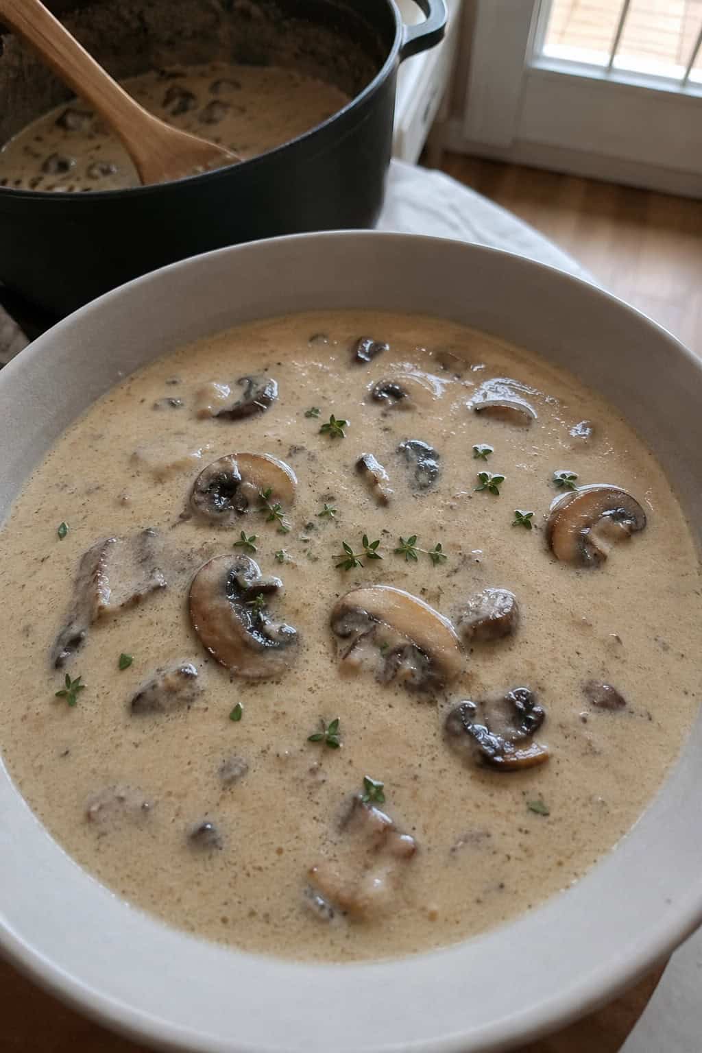 Classic Cream of Mushroom Soup