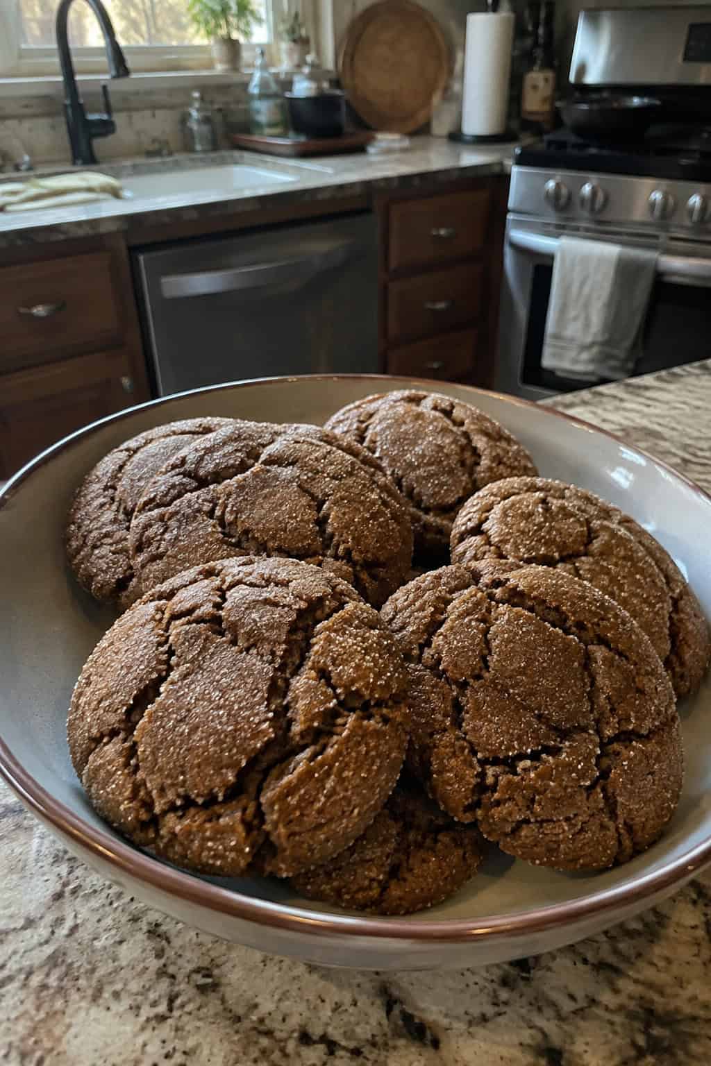 Chewy Molasses Cookies