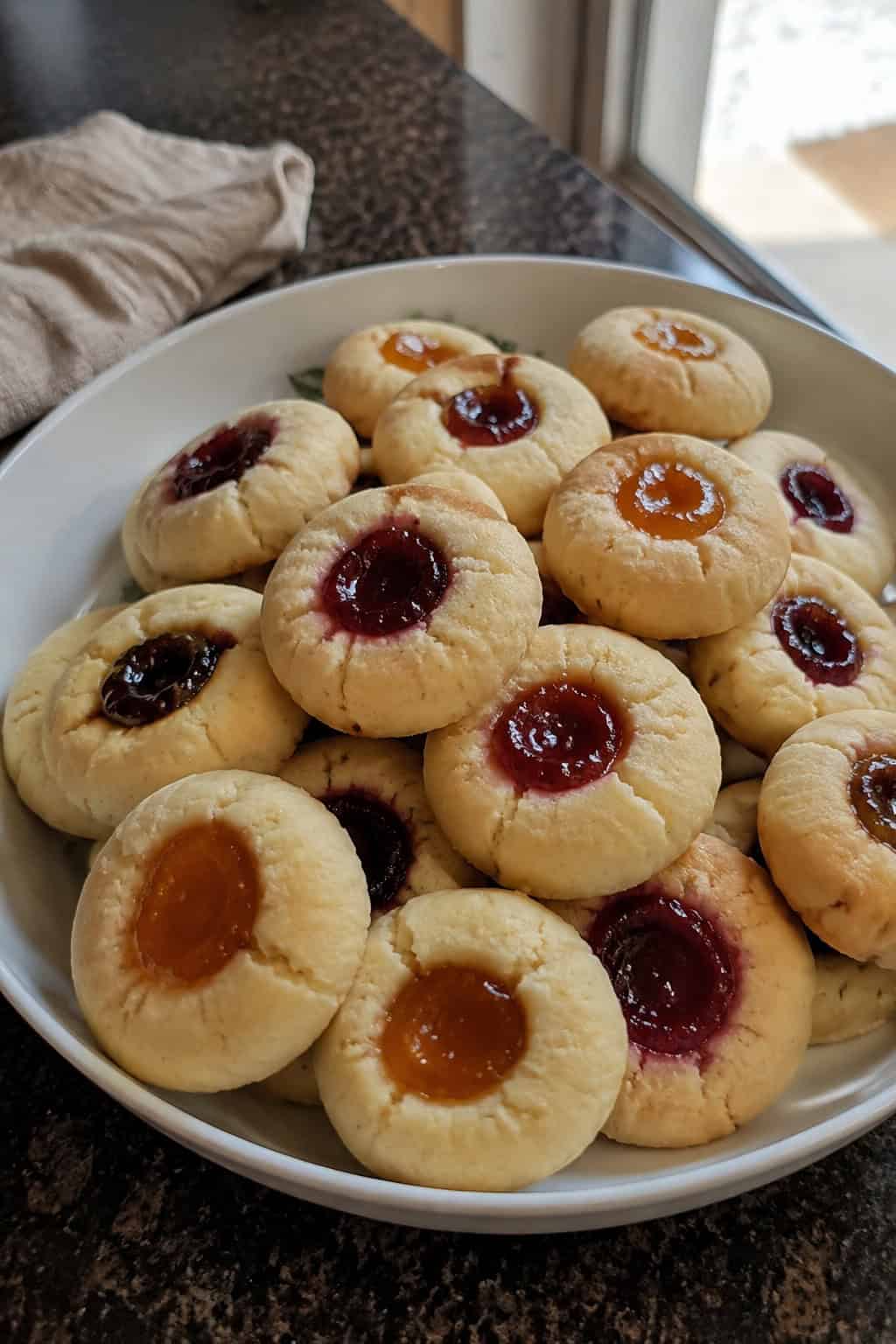Thumbprint Jam Cookies