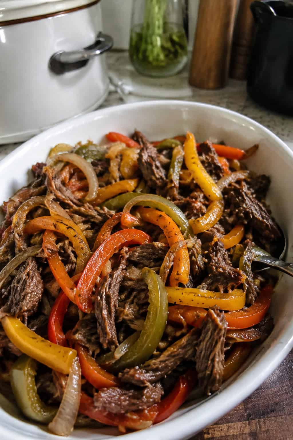 Crockpot Beef Fajitas