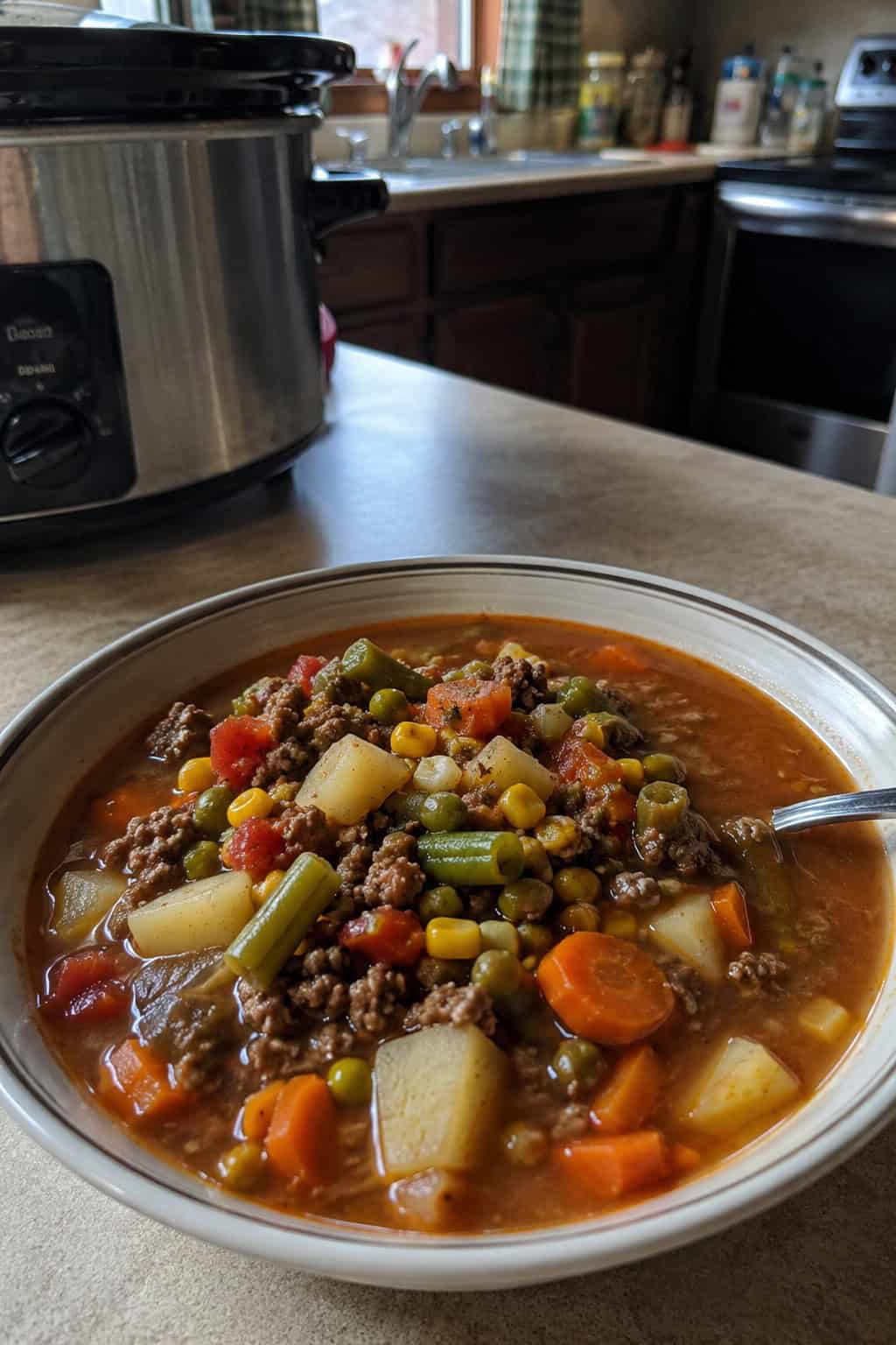 Crockpot Hamburger Soup