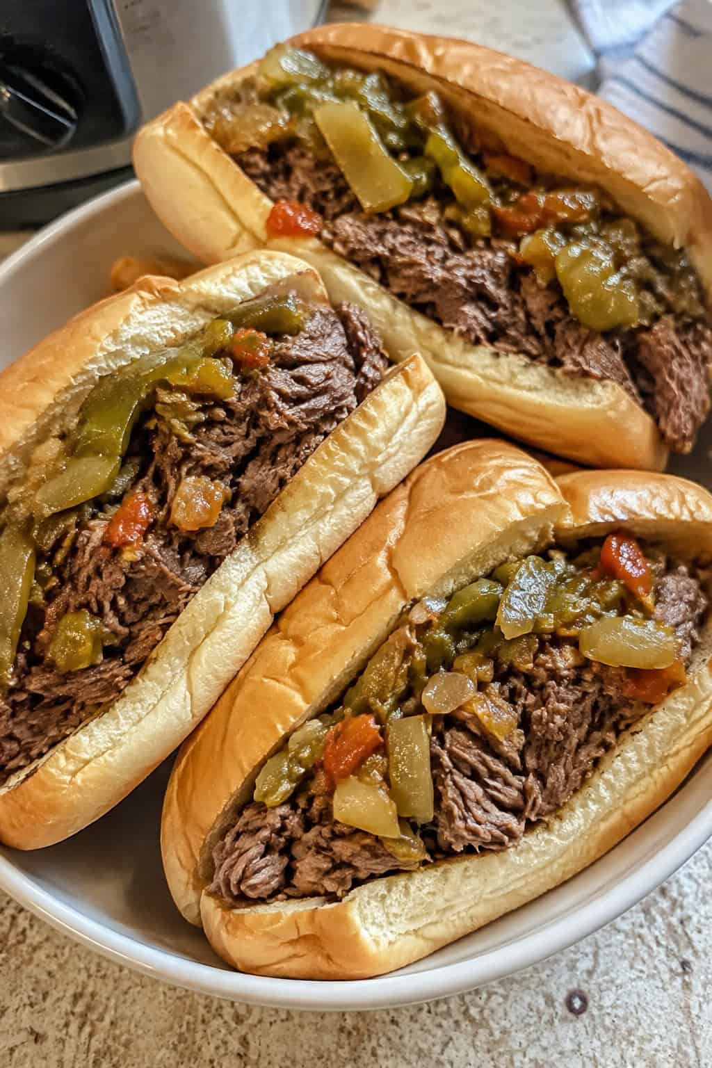 Crockpot Italian Beef Sandwiches