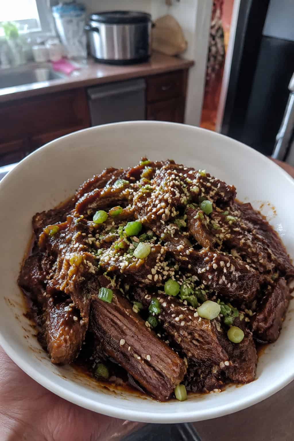 Slow Cooker Korean BBQ Beef