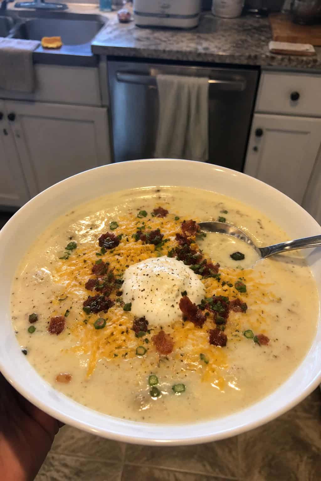 Cauliflower Baked Potato Soup
