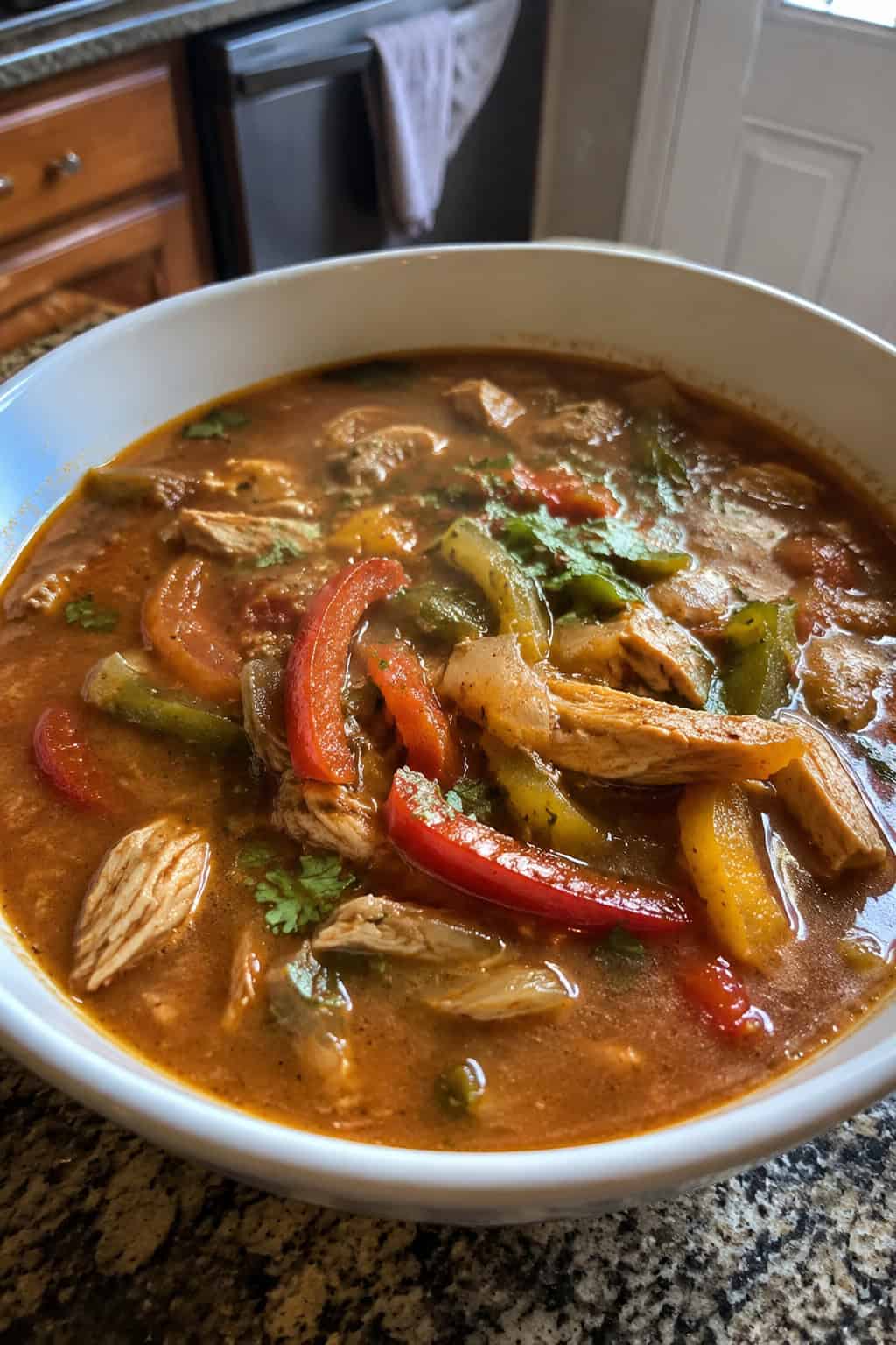Chicken Fajita Soup