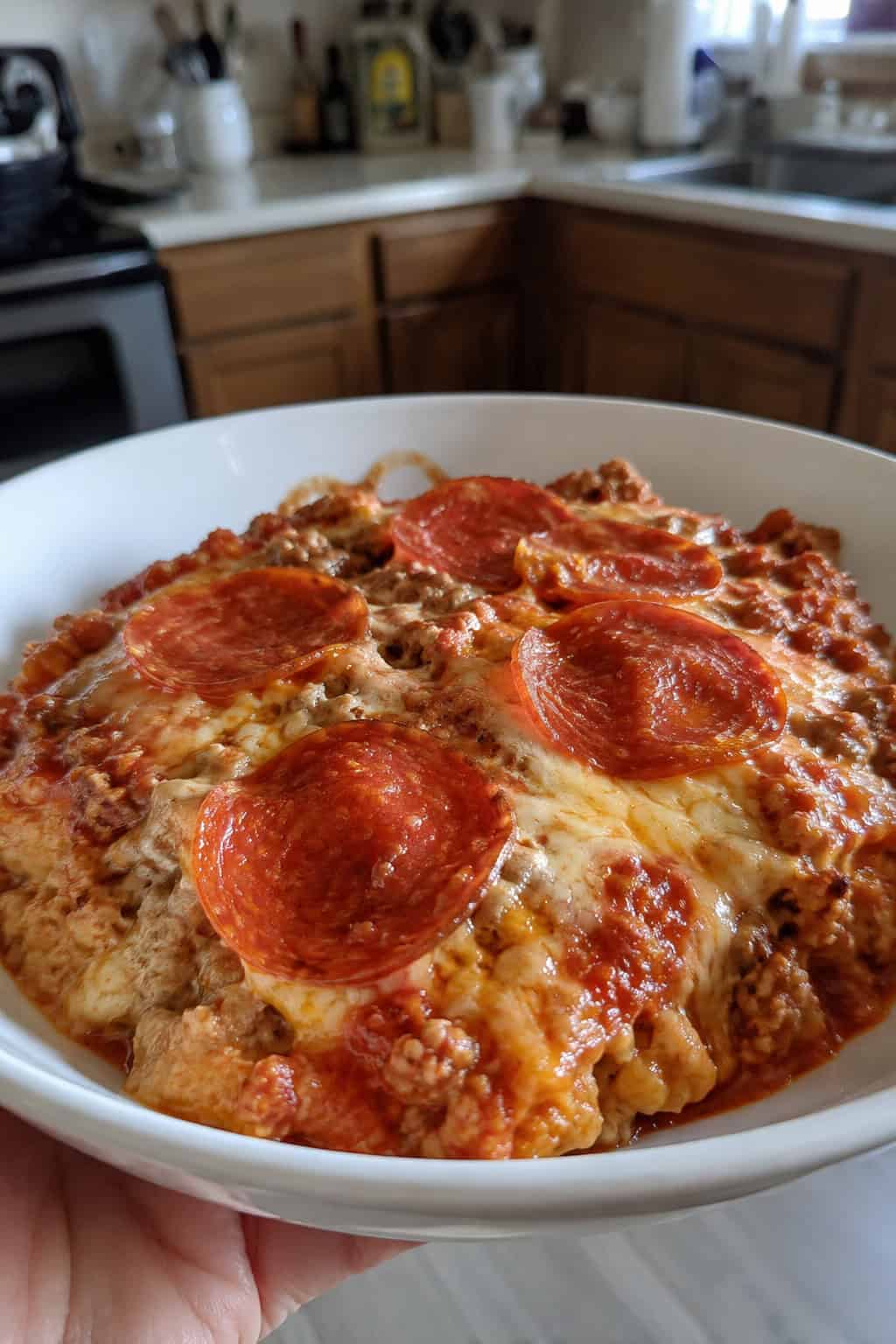 Crustless Pizza Casserole