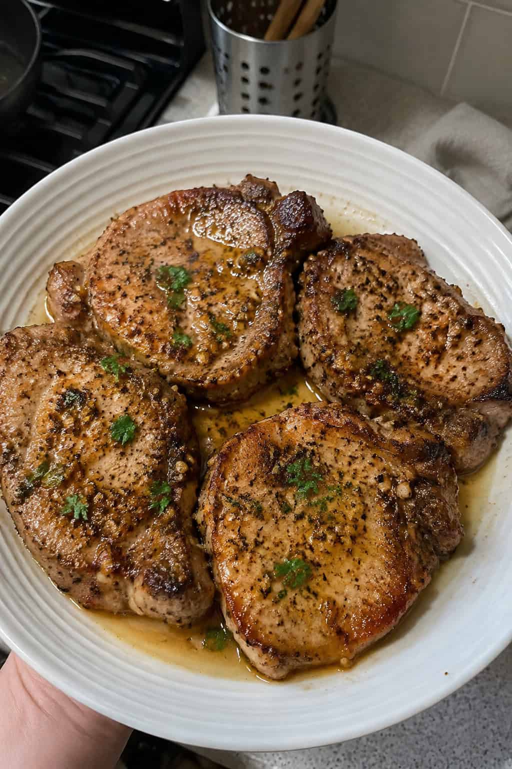Garlic Butter Pork Chops