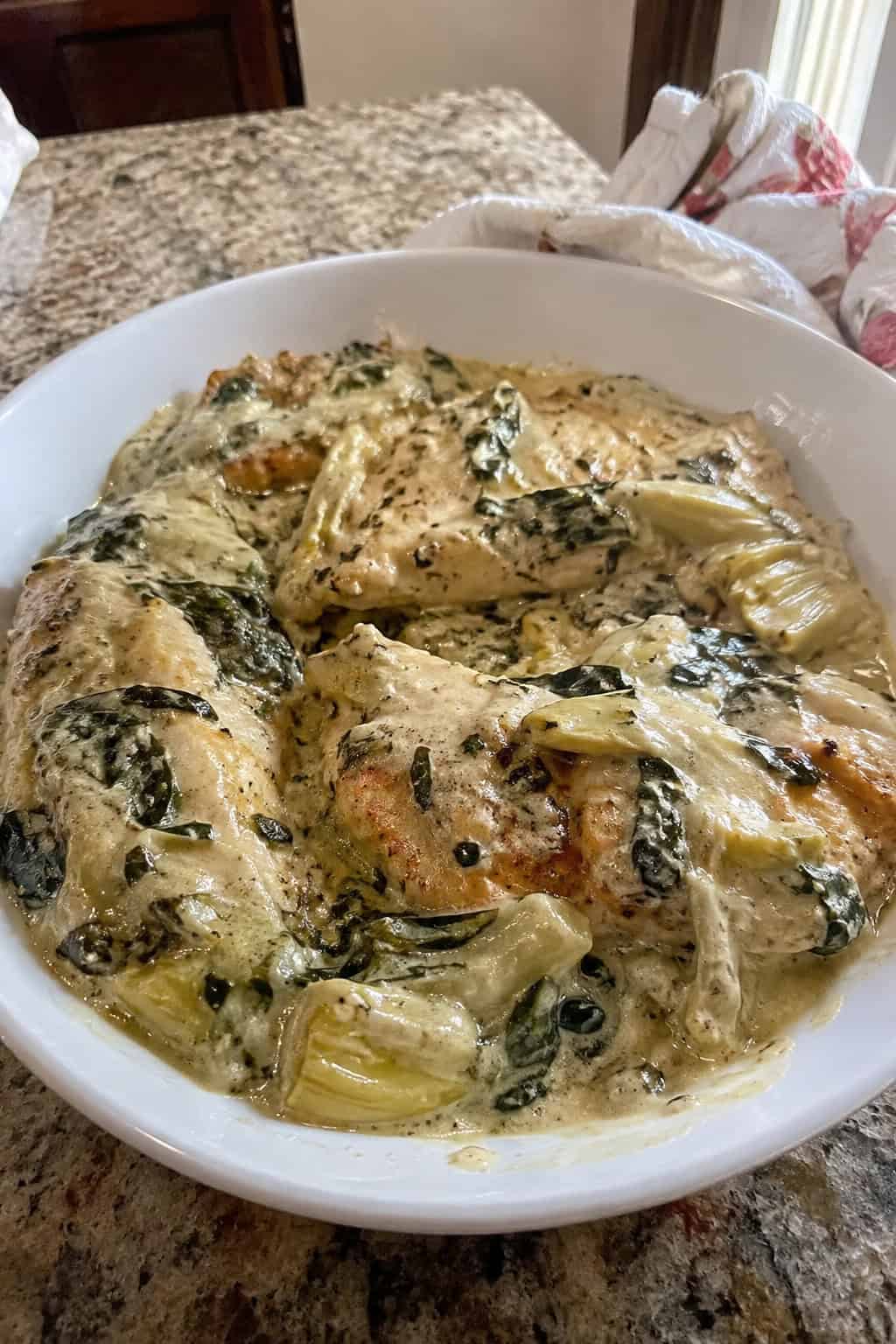 Spinach and Artichoke Chicken