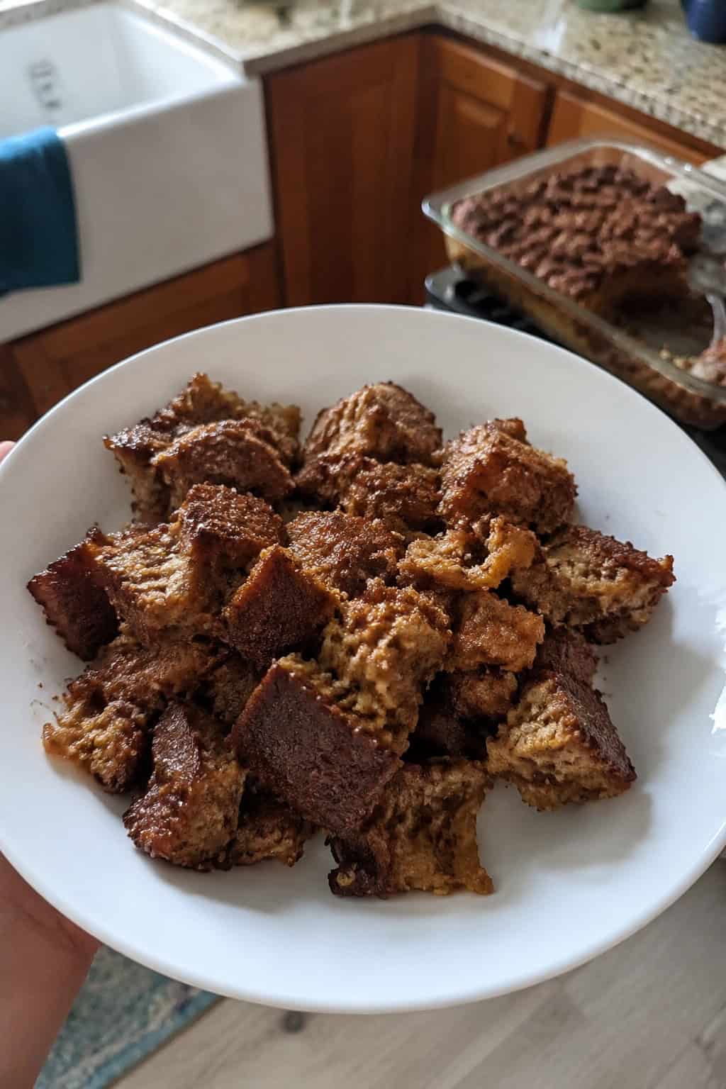 Cookie Butter French Toast Bake