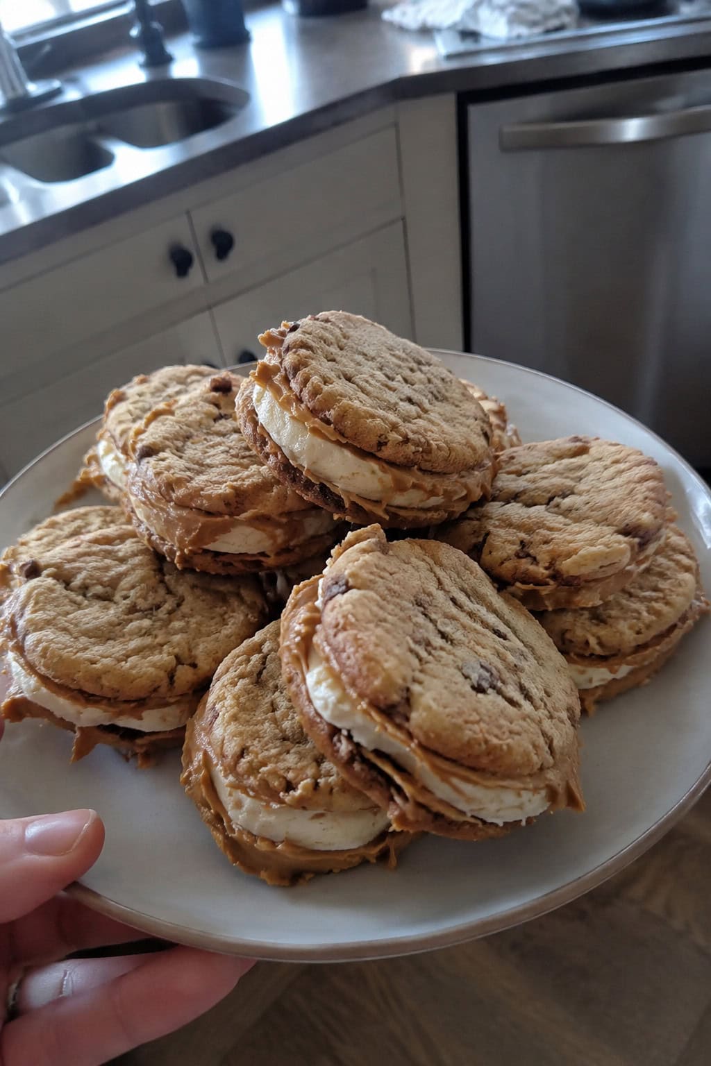 Cookie Butter Ice Cream Sandwiches