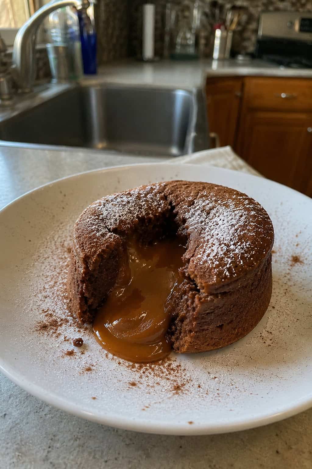 Cookie Butter Lava Cakes