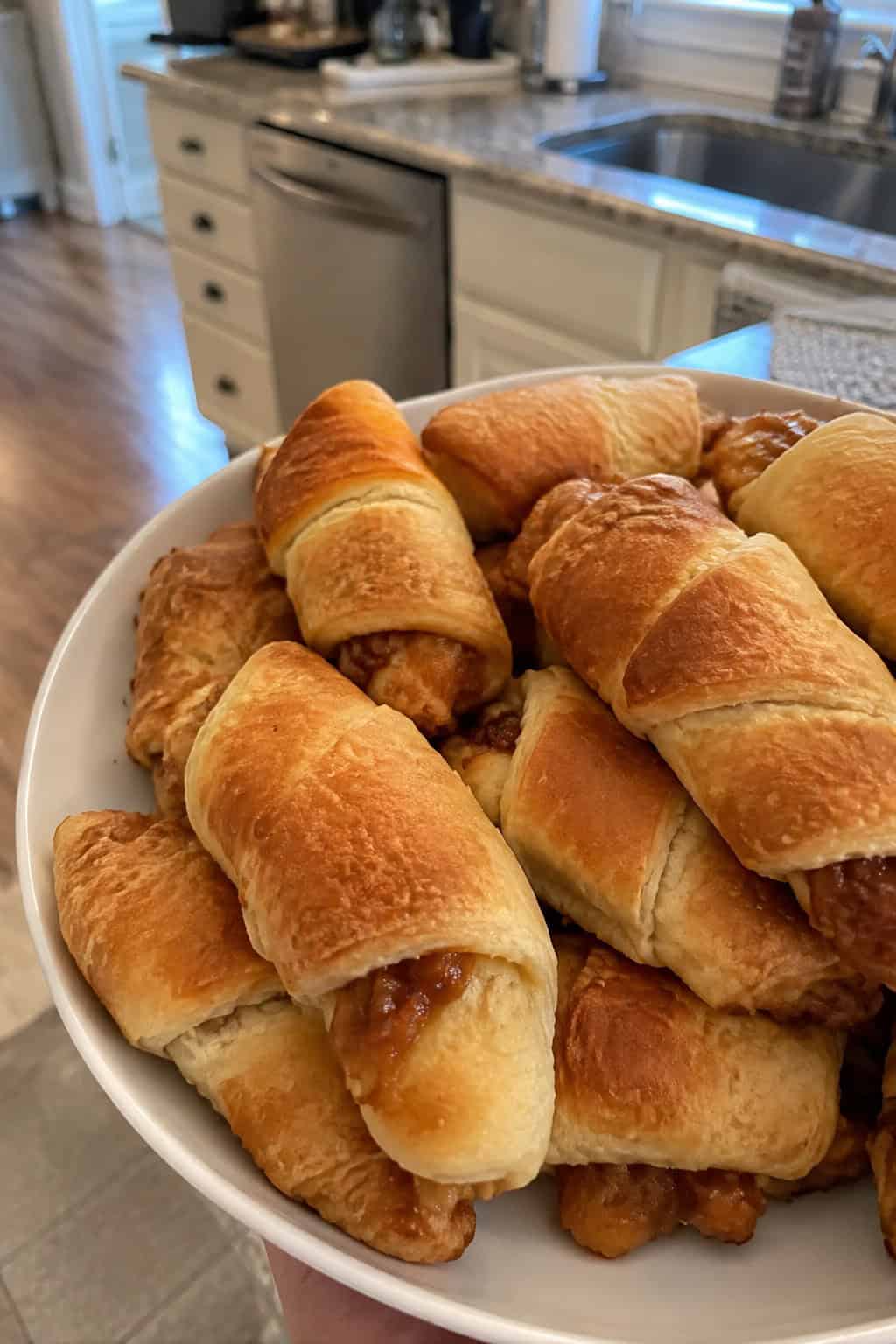 Cookie Butter Stuffed Crescent Rolls