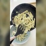 High-Protein Pasta With Smoked Salmon, Zucchini and Pesto
