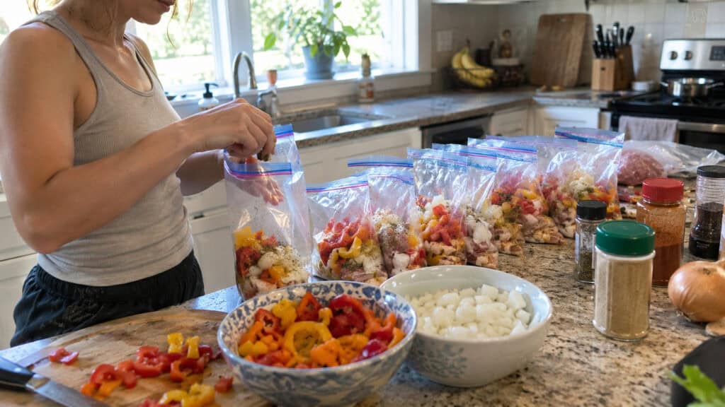 How to Prep Dump Dinners for a Month Without Burning Out