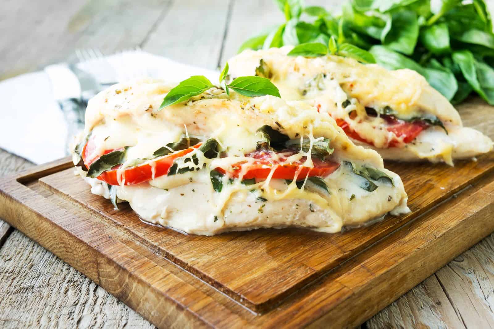 30 Mouthwatering Chicken Breast Recipes to Spice Up Your Dinner Routine! 6 Caprese stuffed chicken breast