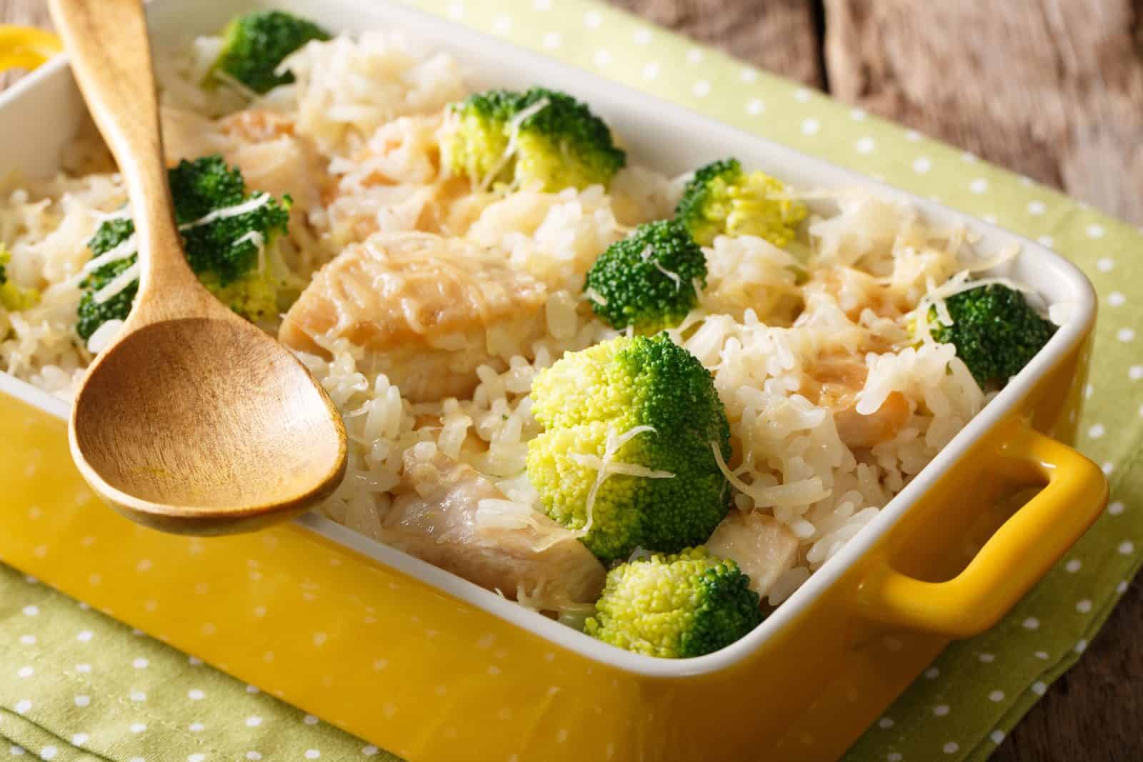25 Dump-and-Bake Casserole Recipes for Busy Moms 36 Chicken broccoli rice casserole
