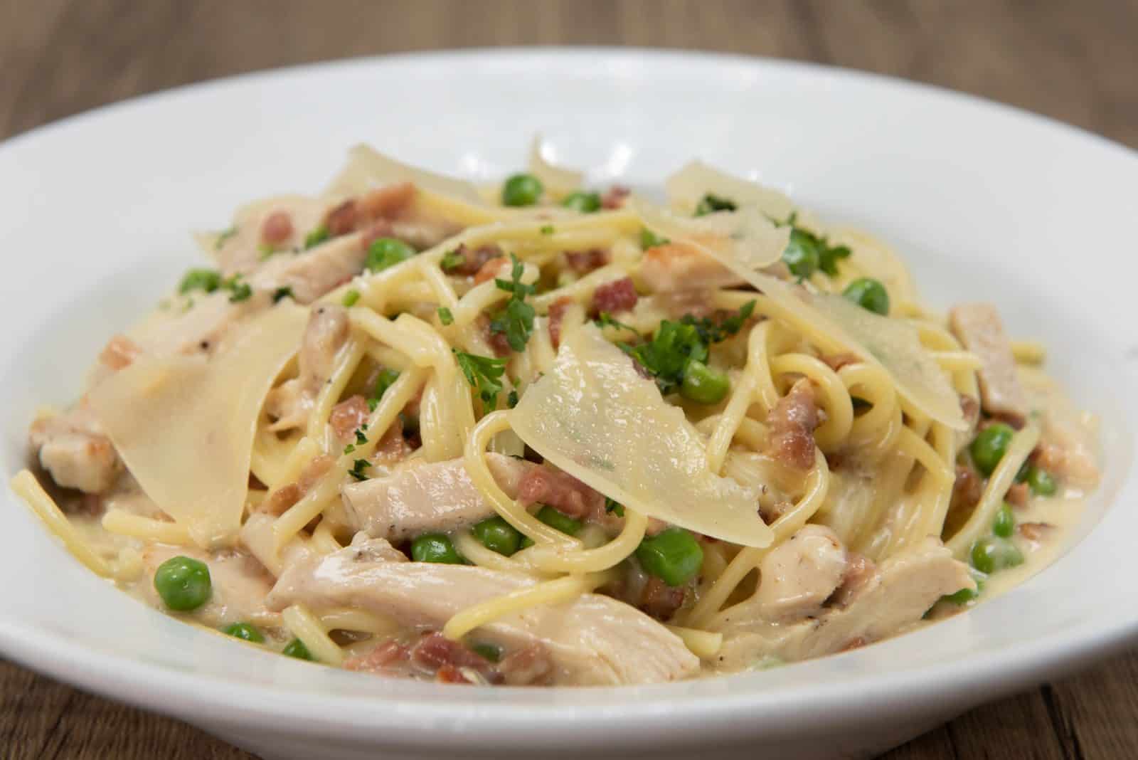Chicken carbonara
