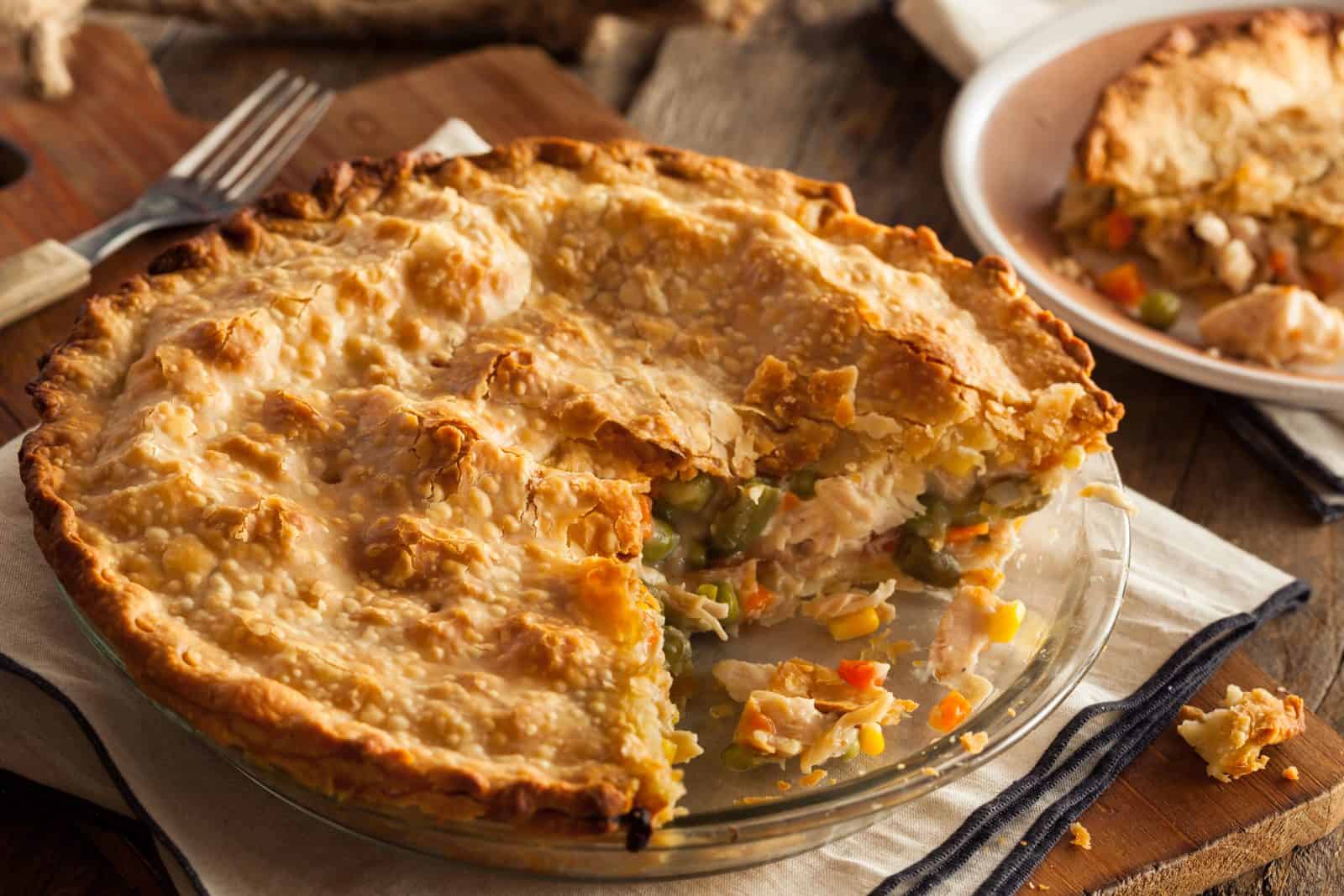 Chicken pot pie casserole