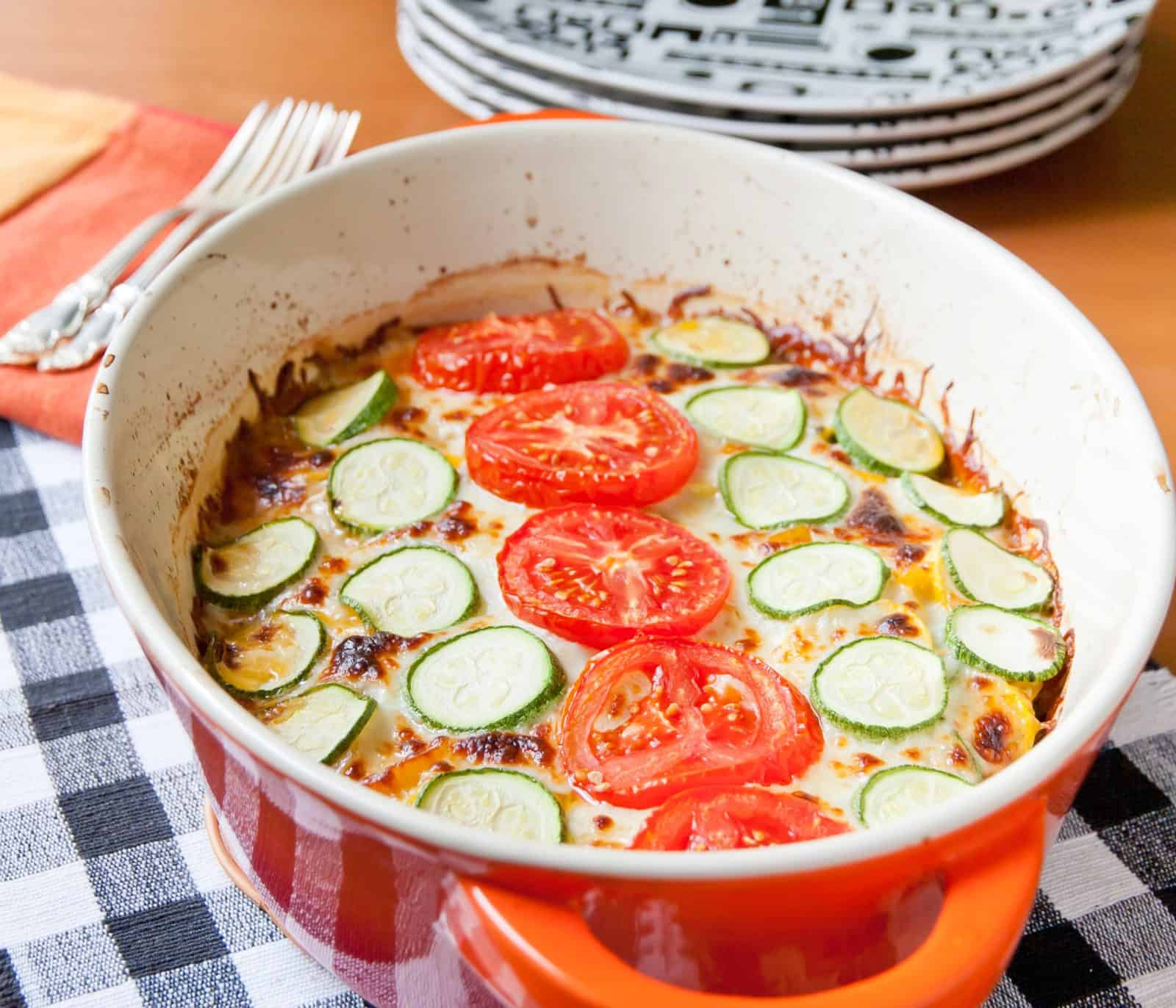Zucchini beef casserole