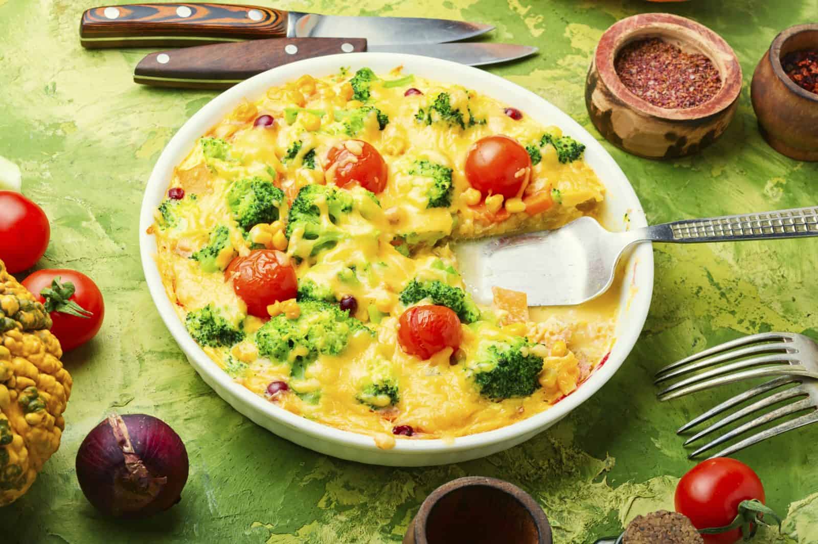 Vegetable casserole